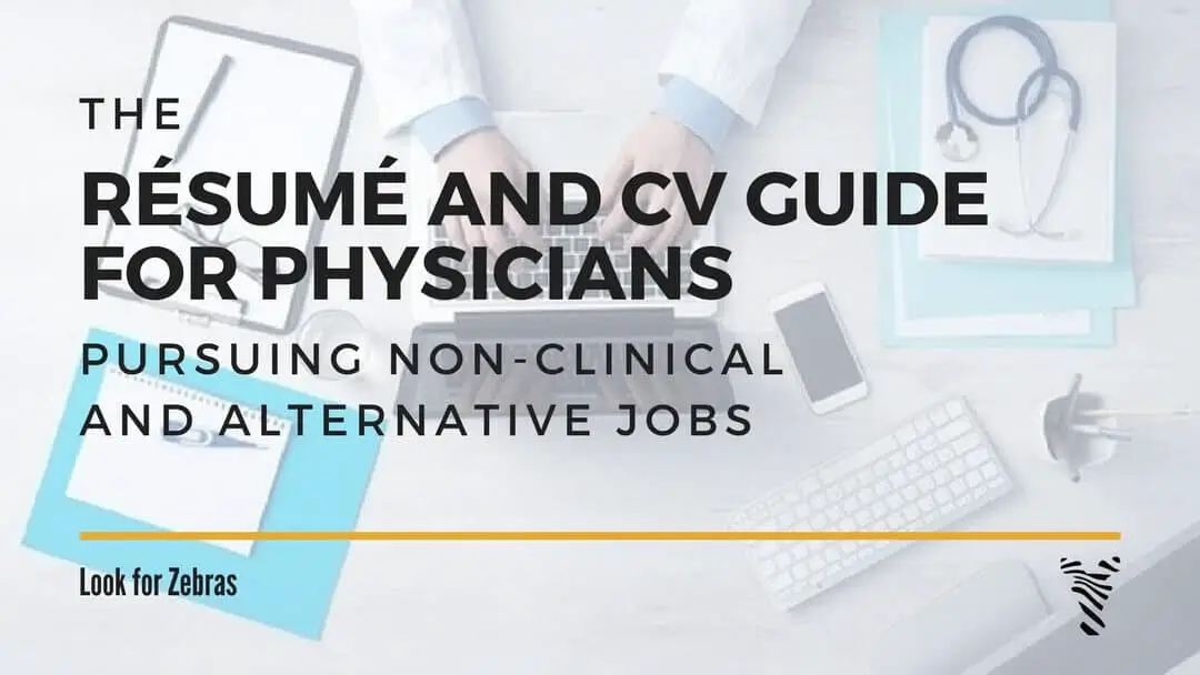 Resume and CV Format for Doctors