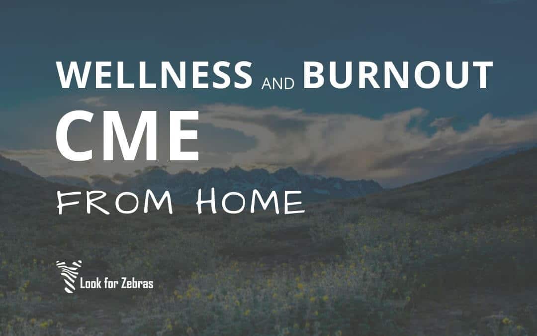 Physician wellness CME from home