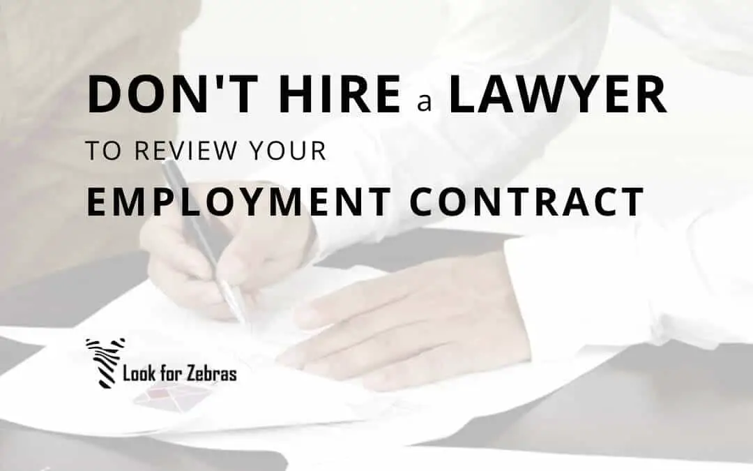 Physician employment contract review