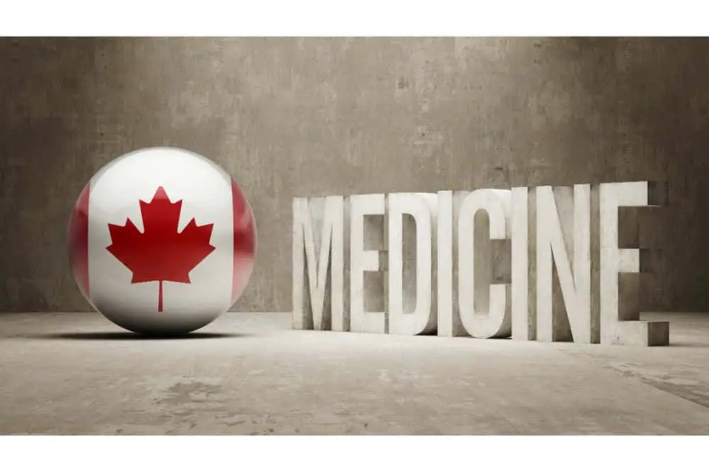 Canada logo and Medicine Concept