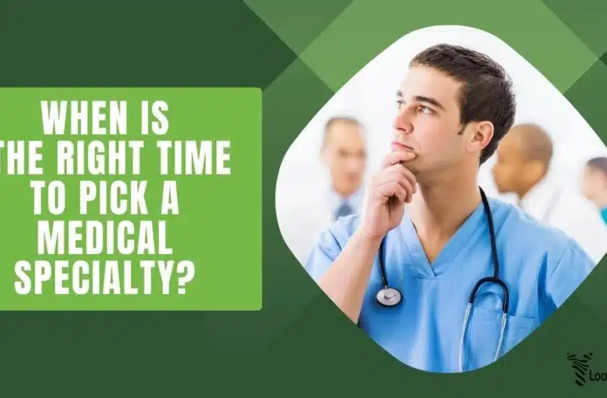 when do doctors pick their specialty