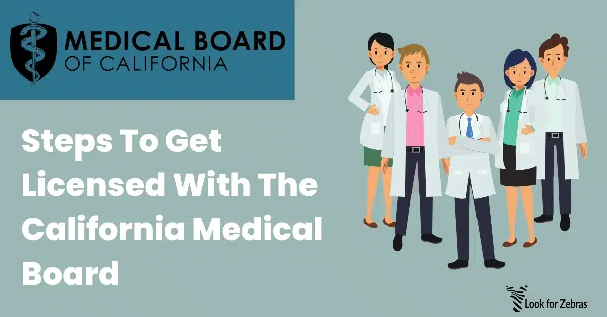 Licensed With The California Medical Board