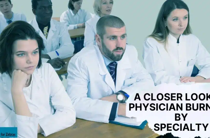 physician burnout by specialty