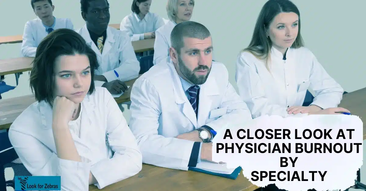 physician burnout by specialty