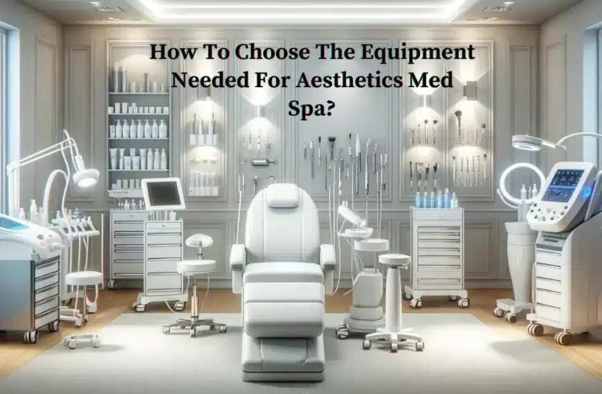 Equipments needed for aesthetics