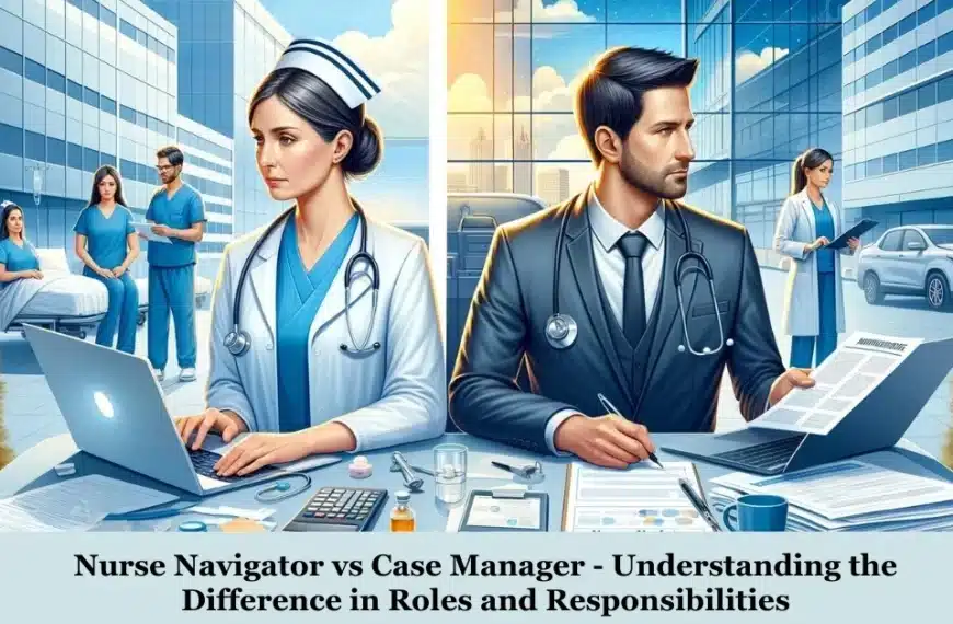 Nurse navigator vs case manager