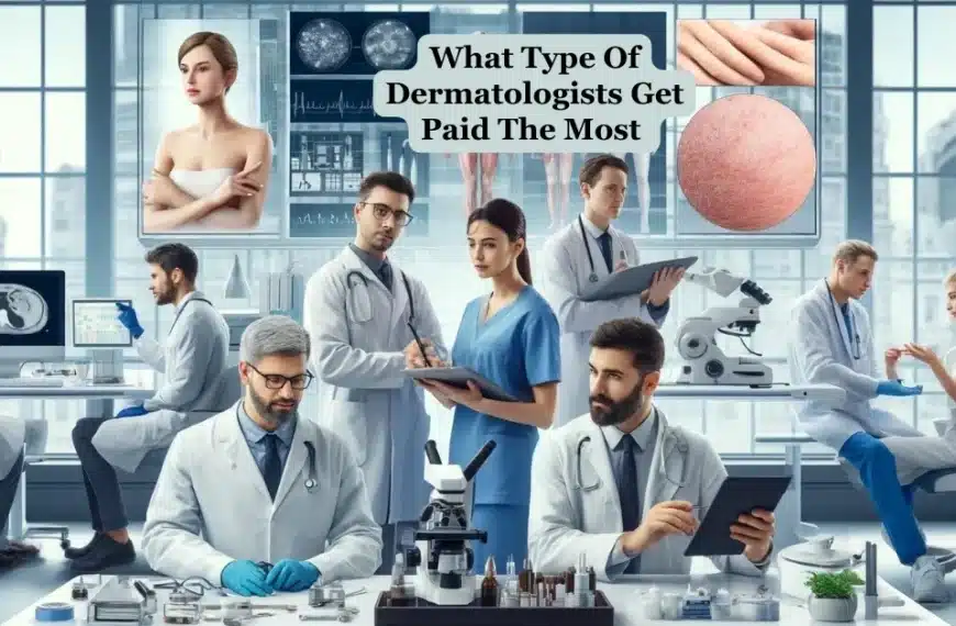 what type of dermatologists get paid the most