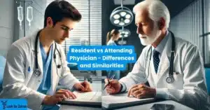 Resident vs Attending physician